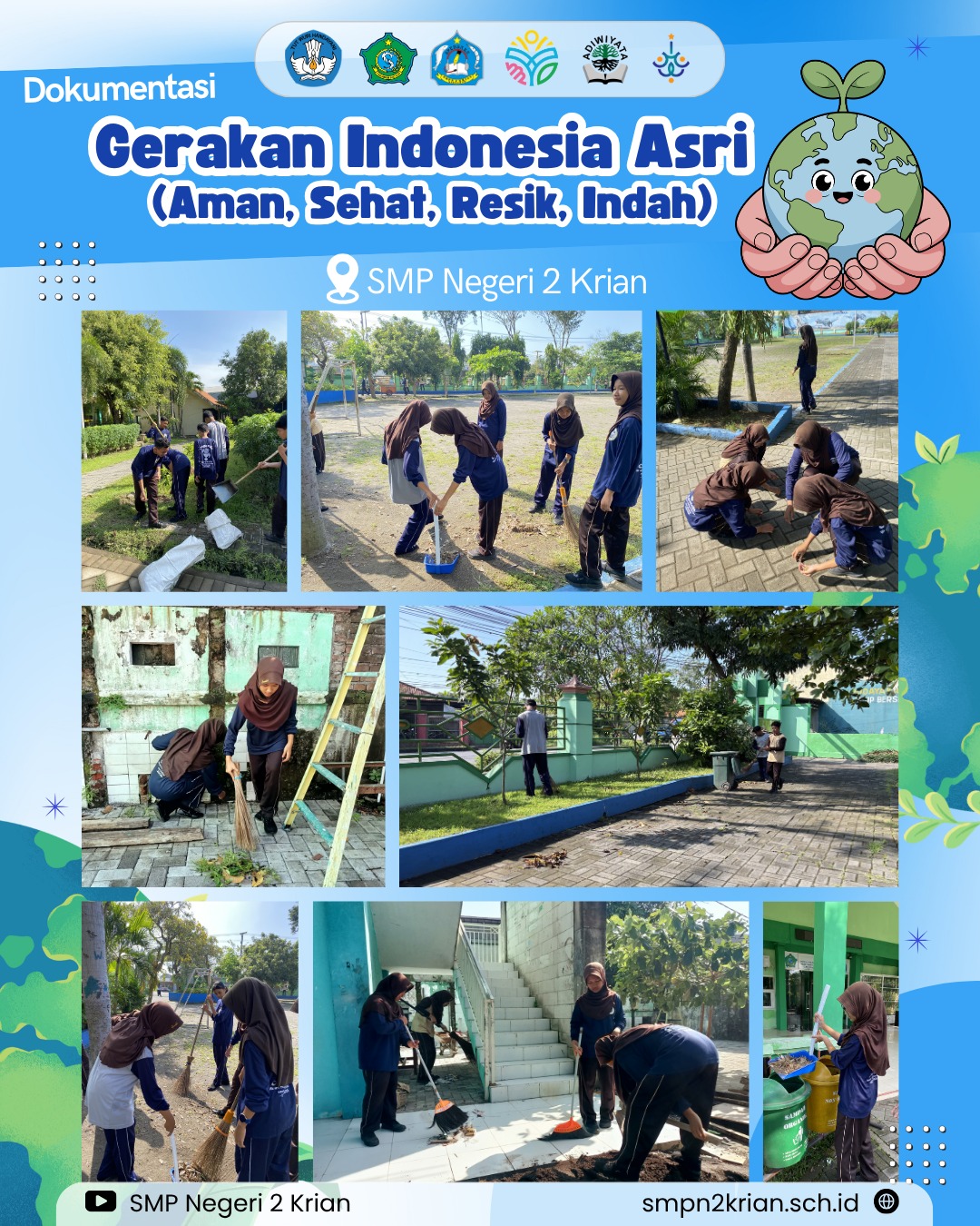 Dokumentasi Pelaksanaan Gerakan Indonesia ASRI (Aman, Sehat, Resik, Indah)