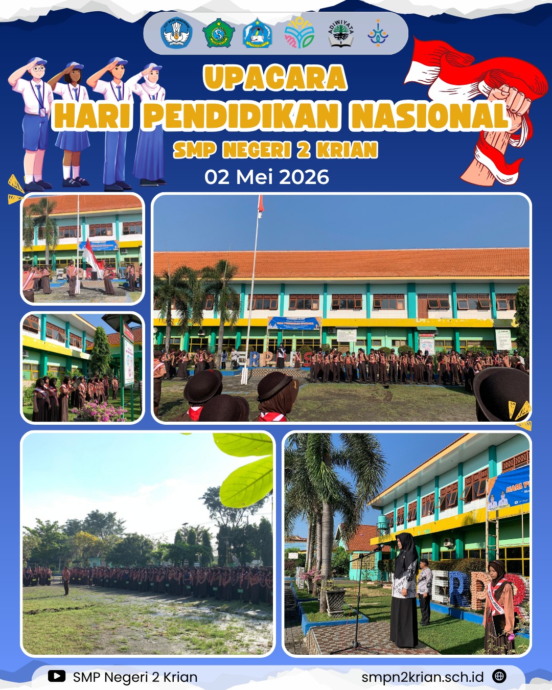 Dokumentasi Pelaksanaan Upacara Hari Pendidikan Nasional