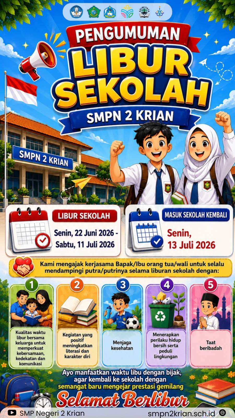 Pengumuman Libur Sekolah